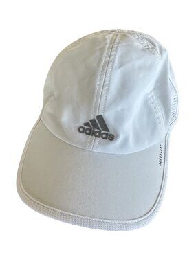 White Aeroready Performance Hat by Adidas (One Size)